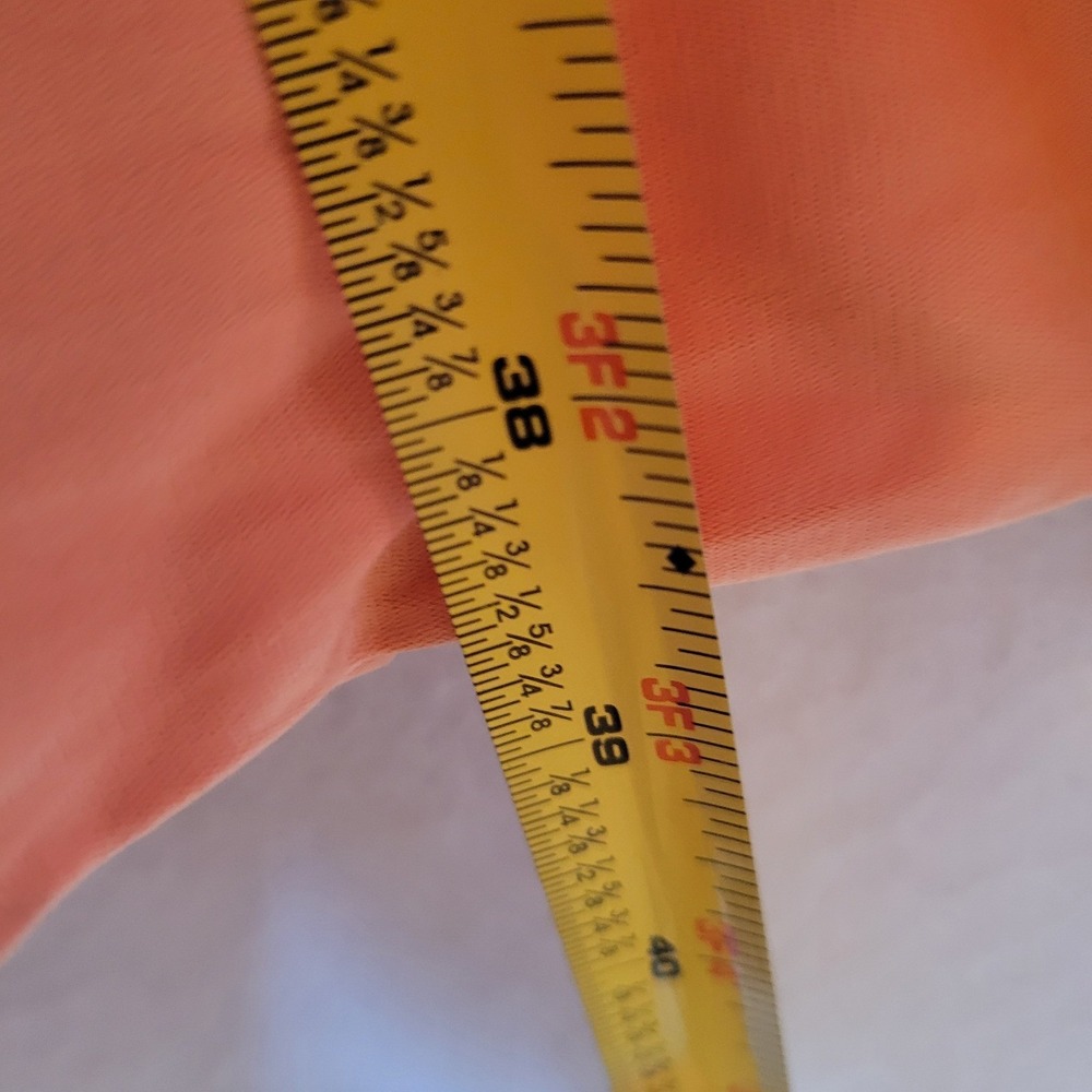ALEXIS Womens Kamali Orange Knit Strapless Midi Dress Ruffle Skirt Size Small - Picture 10 of 11